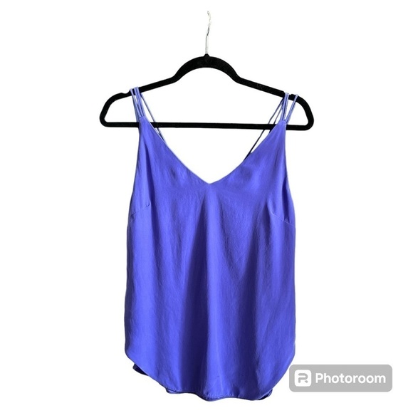 Amanda Uprichard Tops - Amanda Uprichard EUC cobalt blue silk tank top size small